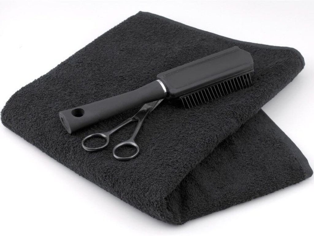 Πετσέτα Κομμωτηρίου Βαμβακερή Μαύρη 450gsm Γαρύφαλλο 50x90 | Γαρύφαλλο - Λευκά Είδη